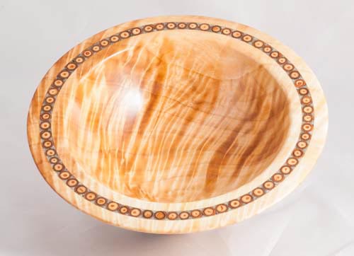 Inlayed bowl